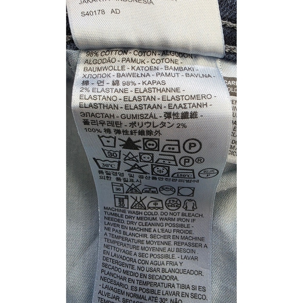 Levis 580 Defined Waist Straight Leg Jeans Women's 18W M Dark Wash - Picture 5 of 11